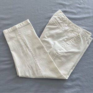 GAP Women's White Ankle Pants - Size 6